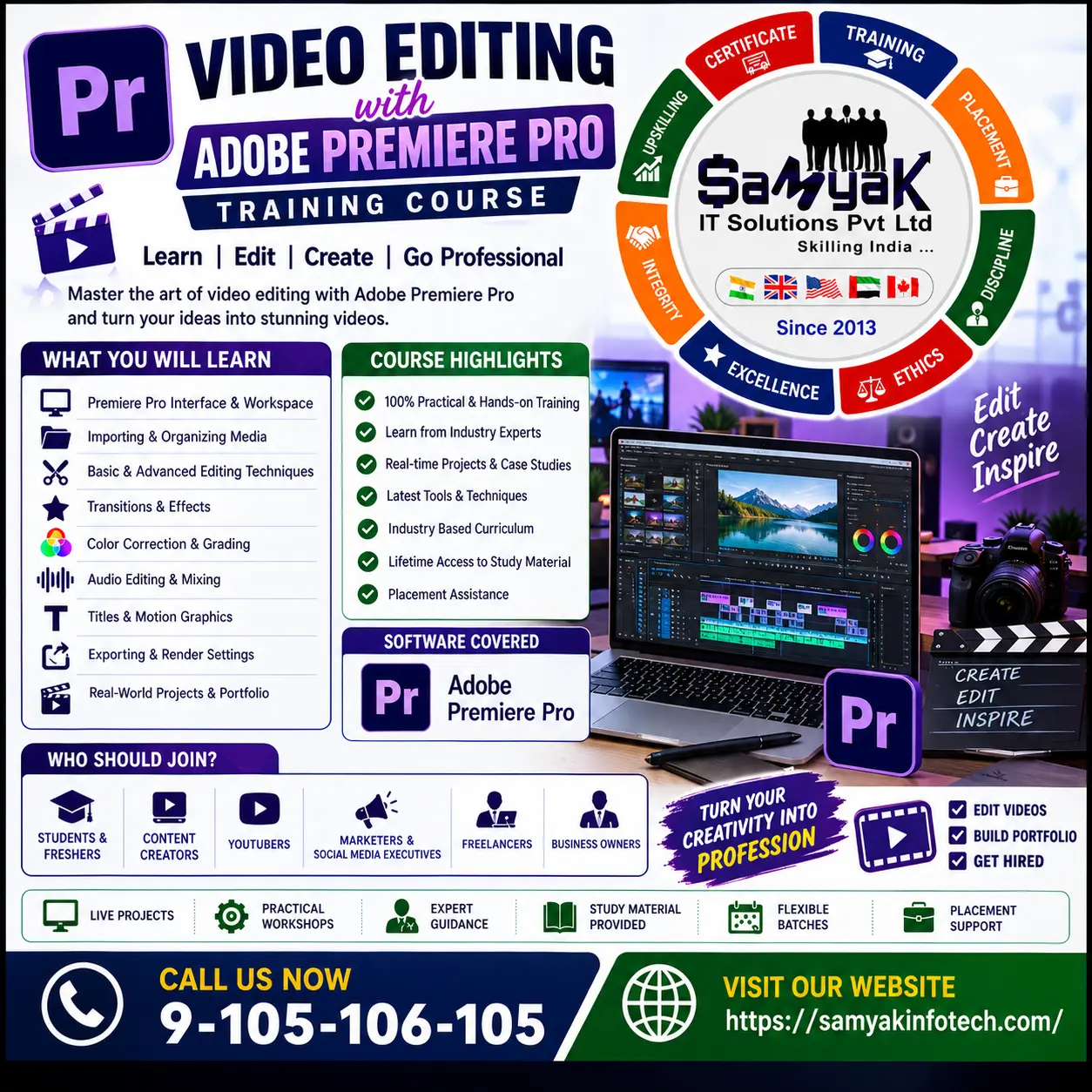 Video Editing – Premiere Pro