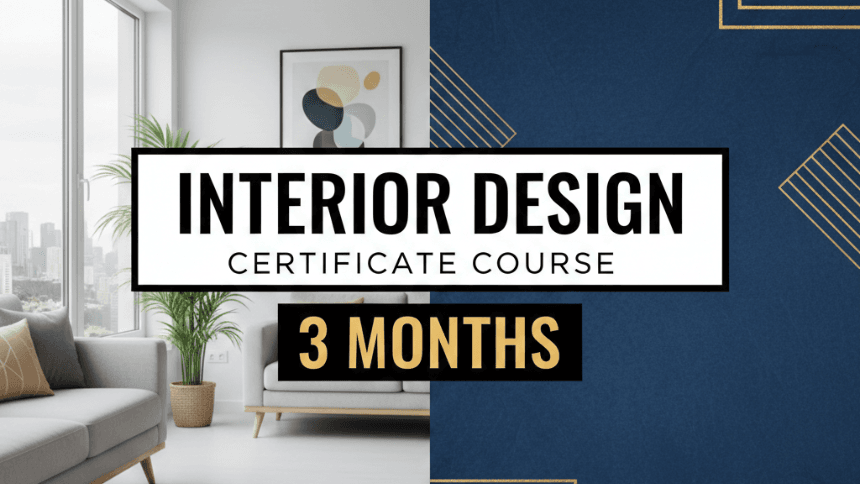 Certificate Course: 3-Month Interior Design Foundations
