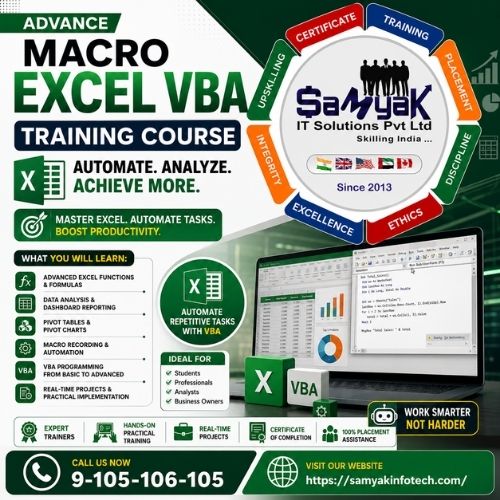 Advanced Excel VBA (Macros)