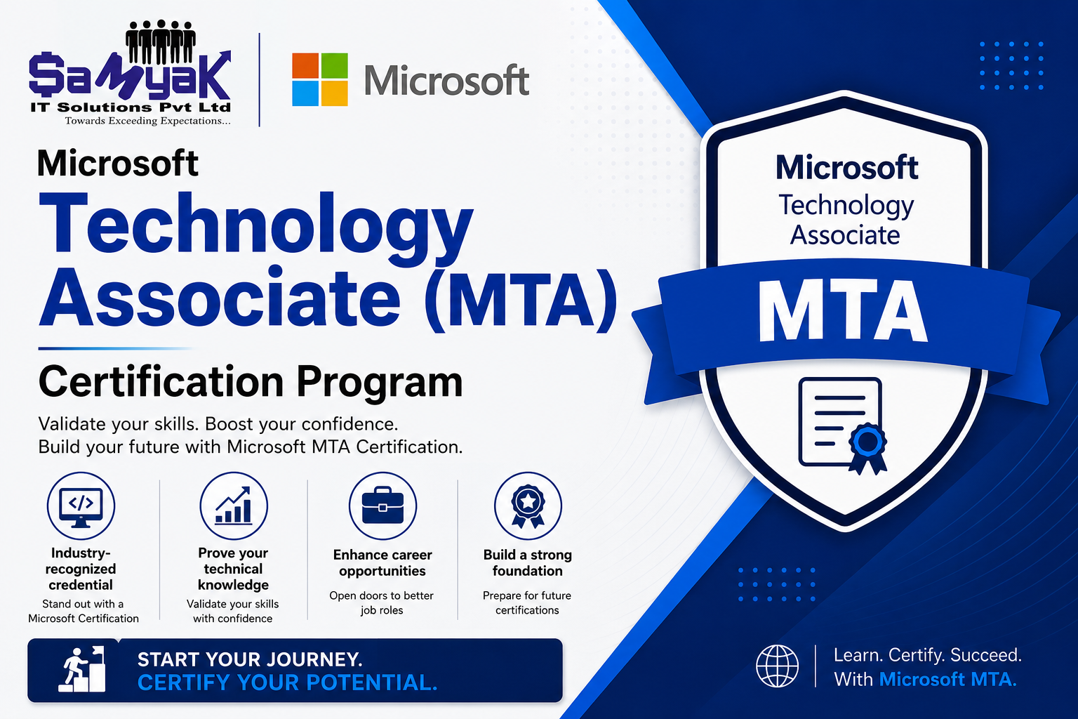 Microsoft Technology Associate (MTA) Certification Program