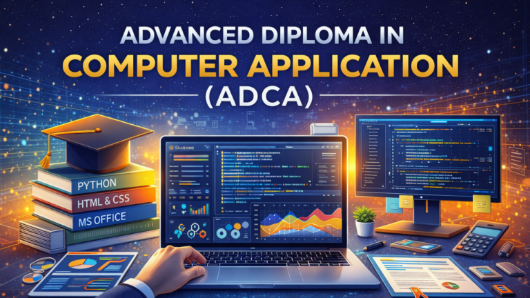 dvanced Diploma in Computer Application ADCA