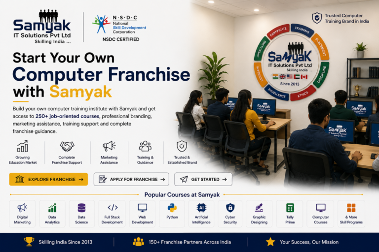 Best Franchise Business in India - Samyak Computer Franchise